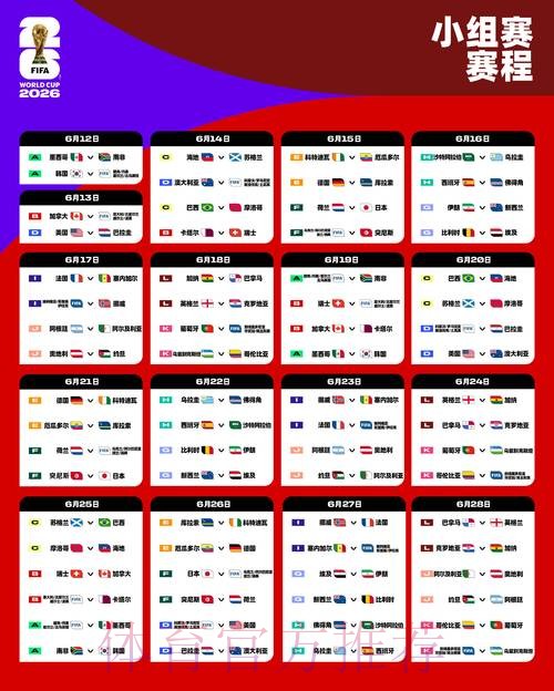 2026世界杯赛程高清版高清直播怎么查